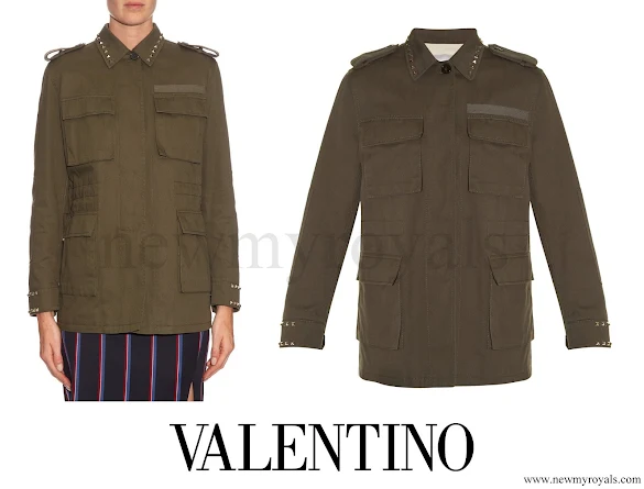 Princess Madeleine wore Valentino Byron cotton jacket
