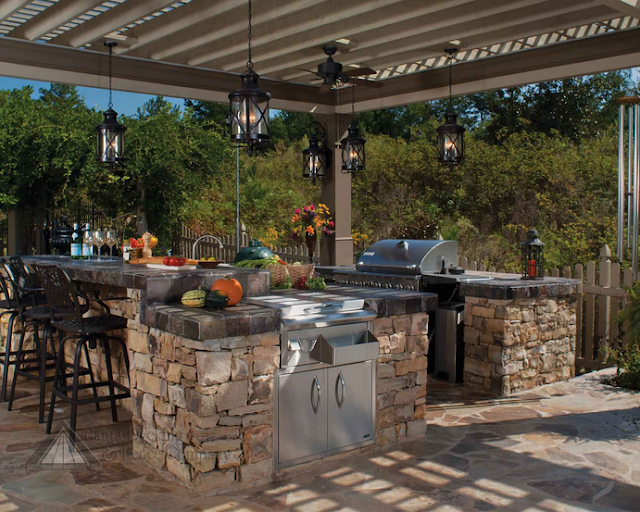 Gambar Desain Dapur dan Ruang Makan Terbuka Outdoor Gambar Desain Dapur dan Ruang Makan Terbuka Outdoor