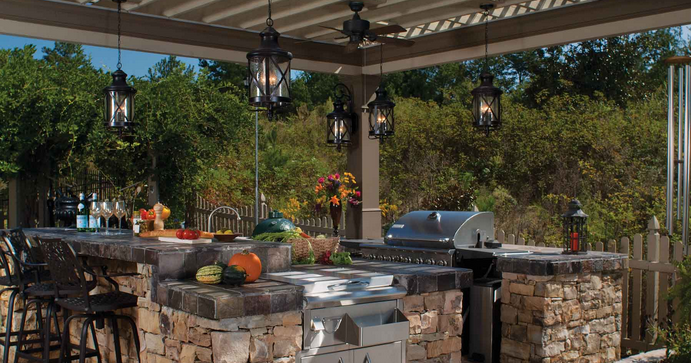 Gambar Desain Dapur Dan Ruang Makan Terbuka Outdoor Gambar Design Rumah Modern Terbaru