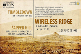 ÚLTIMOS COMBATES TUMBLEDOWN - WIRELESS RIDGE - SAPPER HILL (12-13-14/ 06/1982)