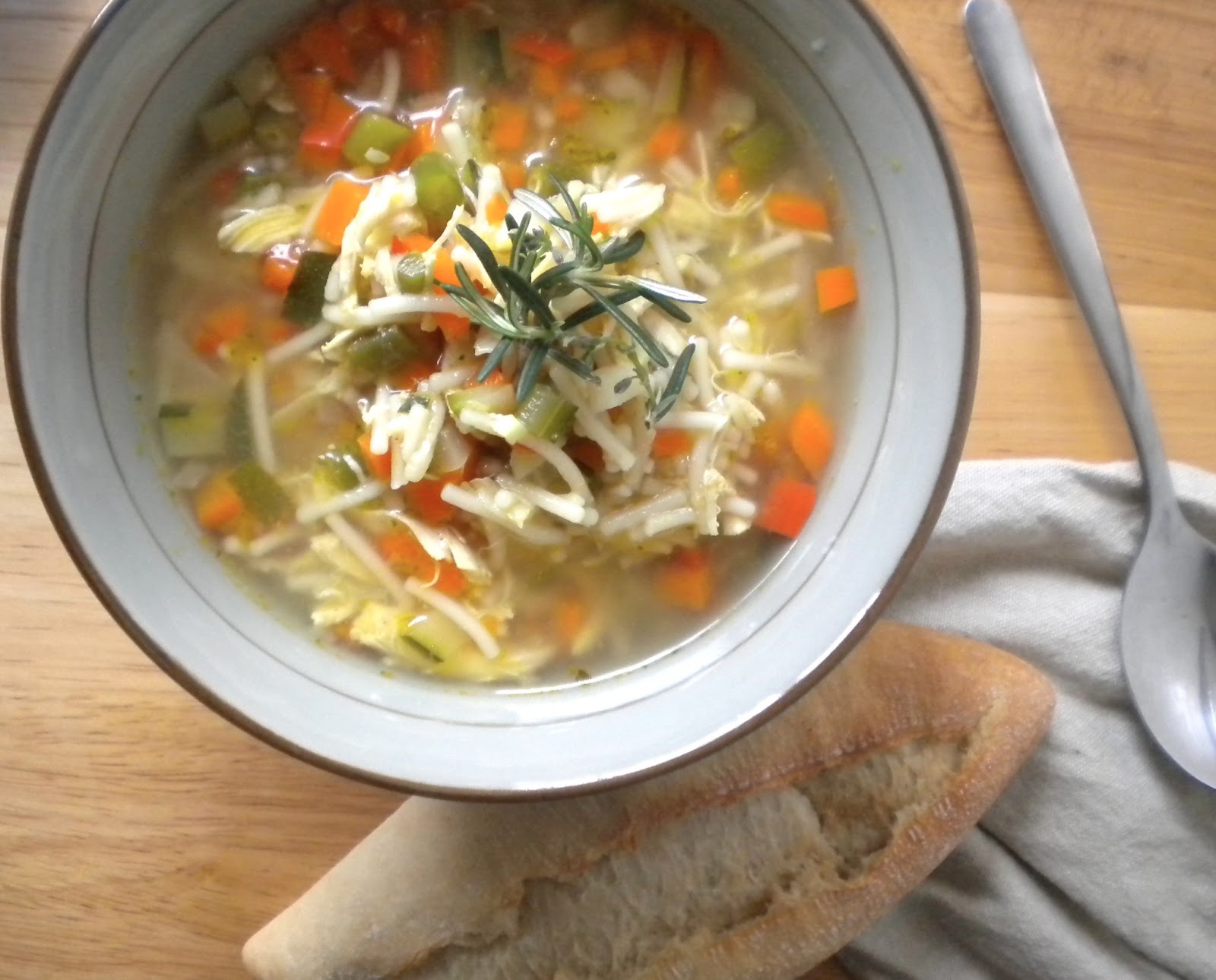 emerald and may. Easy Chicken and Vegetable Soup