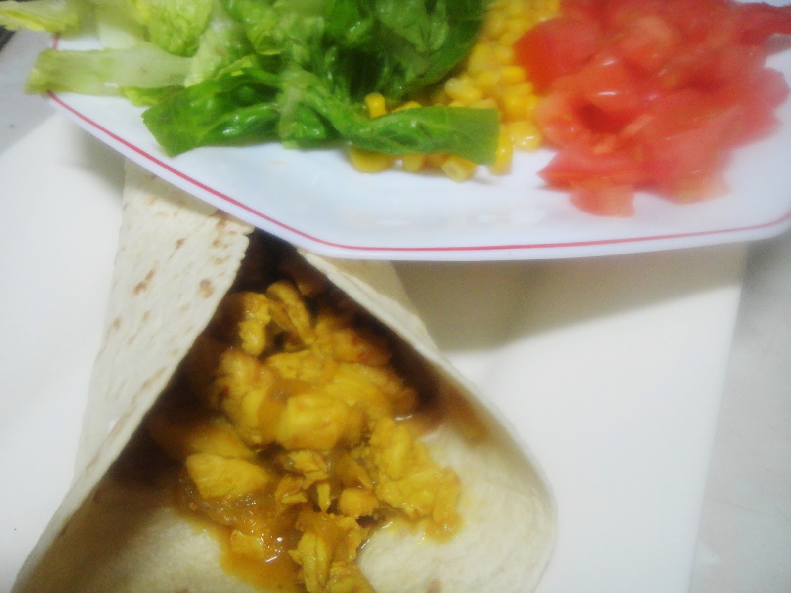 LA COCINA DE PACO GARCIA BURRITOS DE POLLO AL CURRY EN TORTITAS