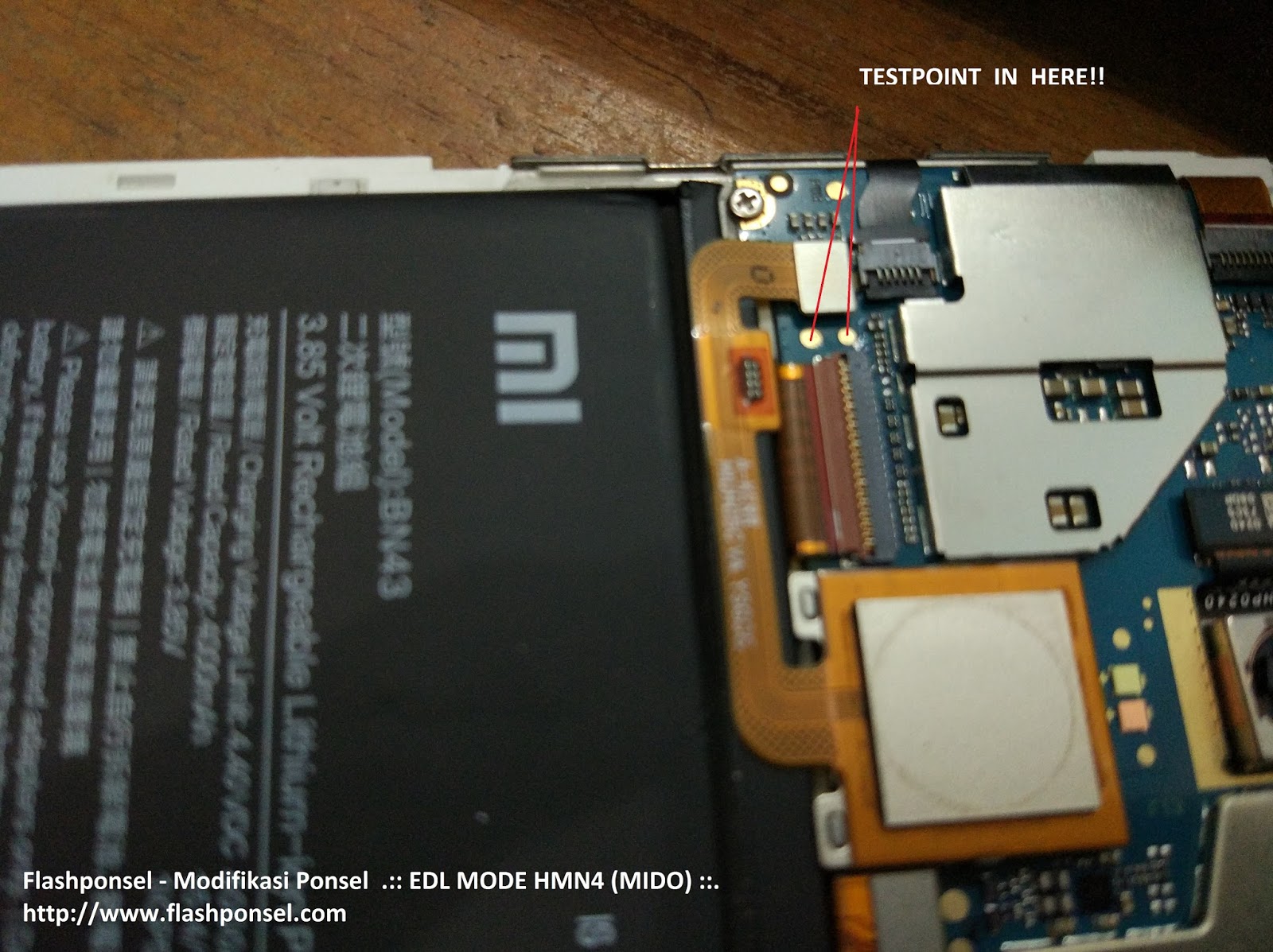 EDL Redmi Note 4 (Mido) Test Point