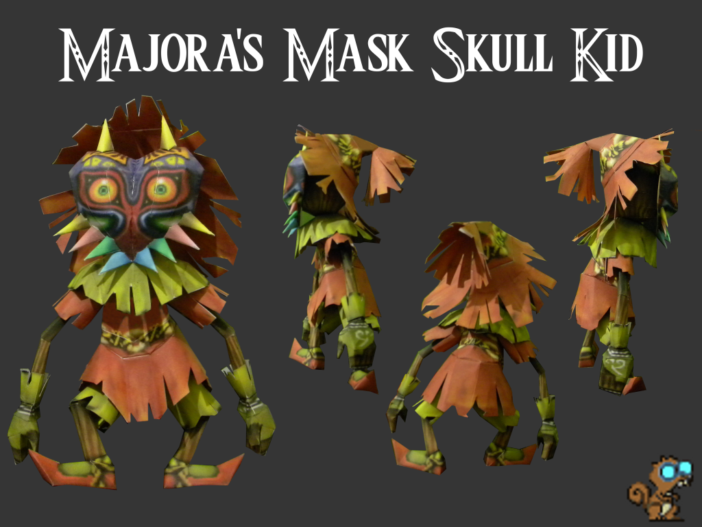 PaperZelda: Majora's Mask: SkullKid