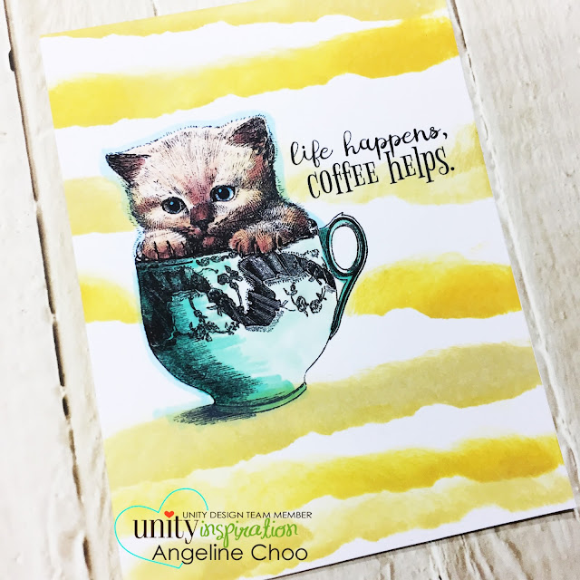 ScrappyScrappy: Unity Stamp Blog Hop with Graciellie Designs #scrappyscrappy #unitystampco #gracielliedesigns #stamp #stamping #quicktipvideo #processvideo #youtube #craft #crafting #scrapbook #scrapbooking #kittystamp #coffeestamp #timholtz #distressoxideink #copicmarkers