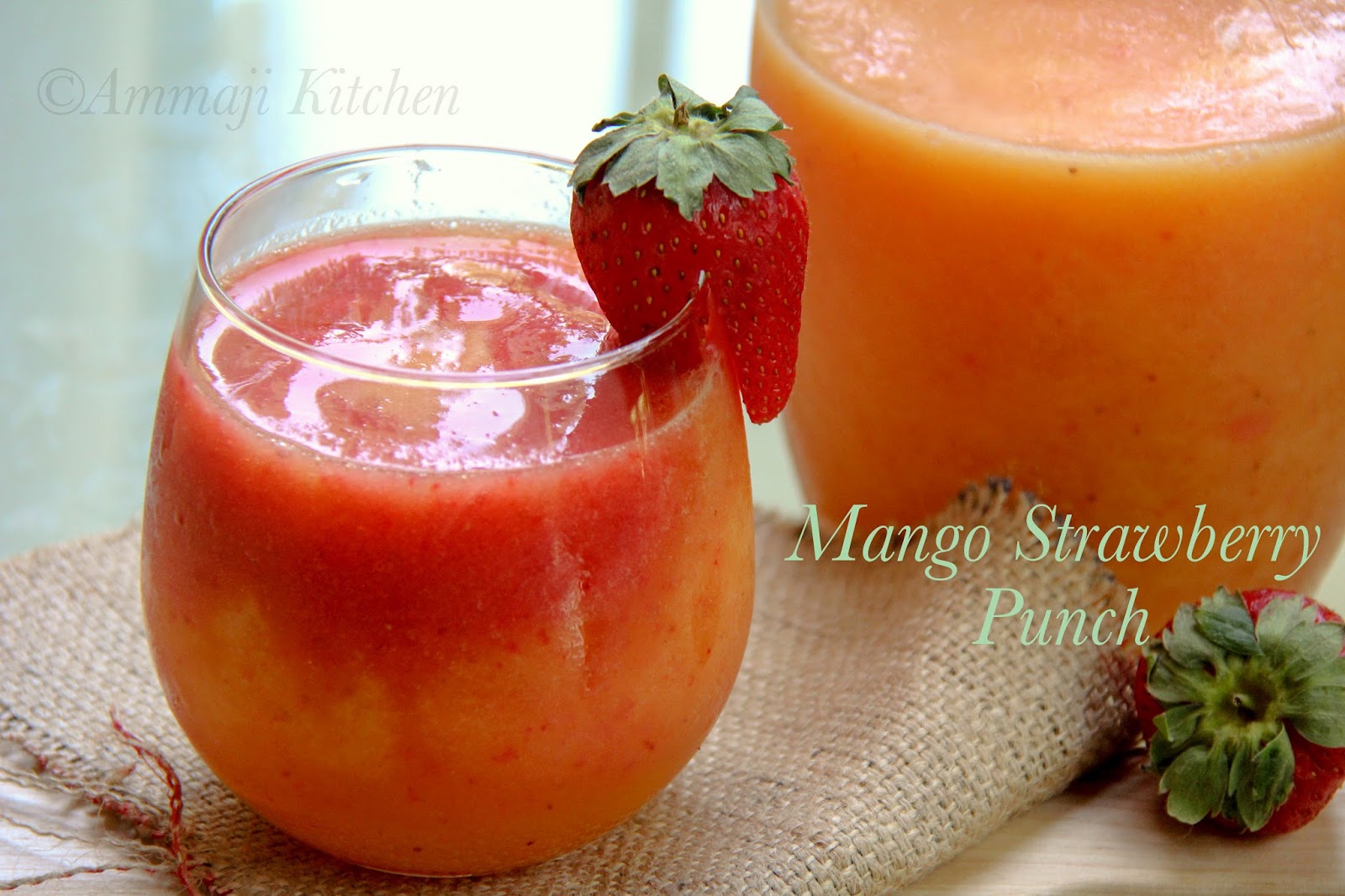 Mango Strawberry Punch