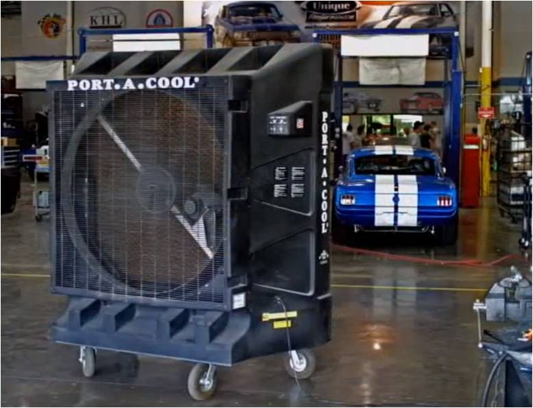 West Coast Customs climatización taller Enfriadores Ecológicos Portátiles · LCEUROPE