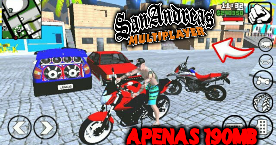 COMO JOGAR GTA BRASIL LITE APENAS 190MB MODO MULTIPLAYER SAMP 6.9