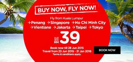 Promosi 3 Juta Tiket Percuma AirAsia