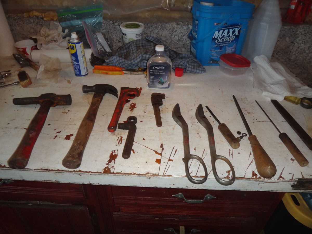 Framboise Manor hand tool restoration part 3