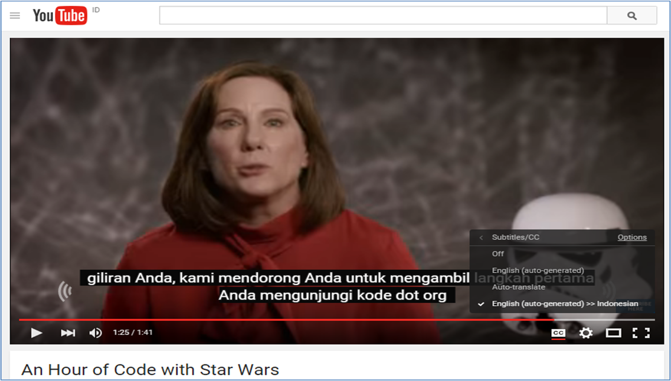 Translate subtitles. Translate subtitles