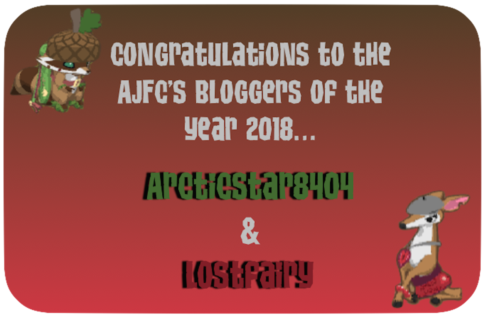 Bloggers of the Year (2018)