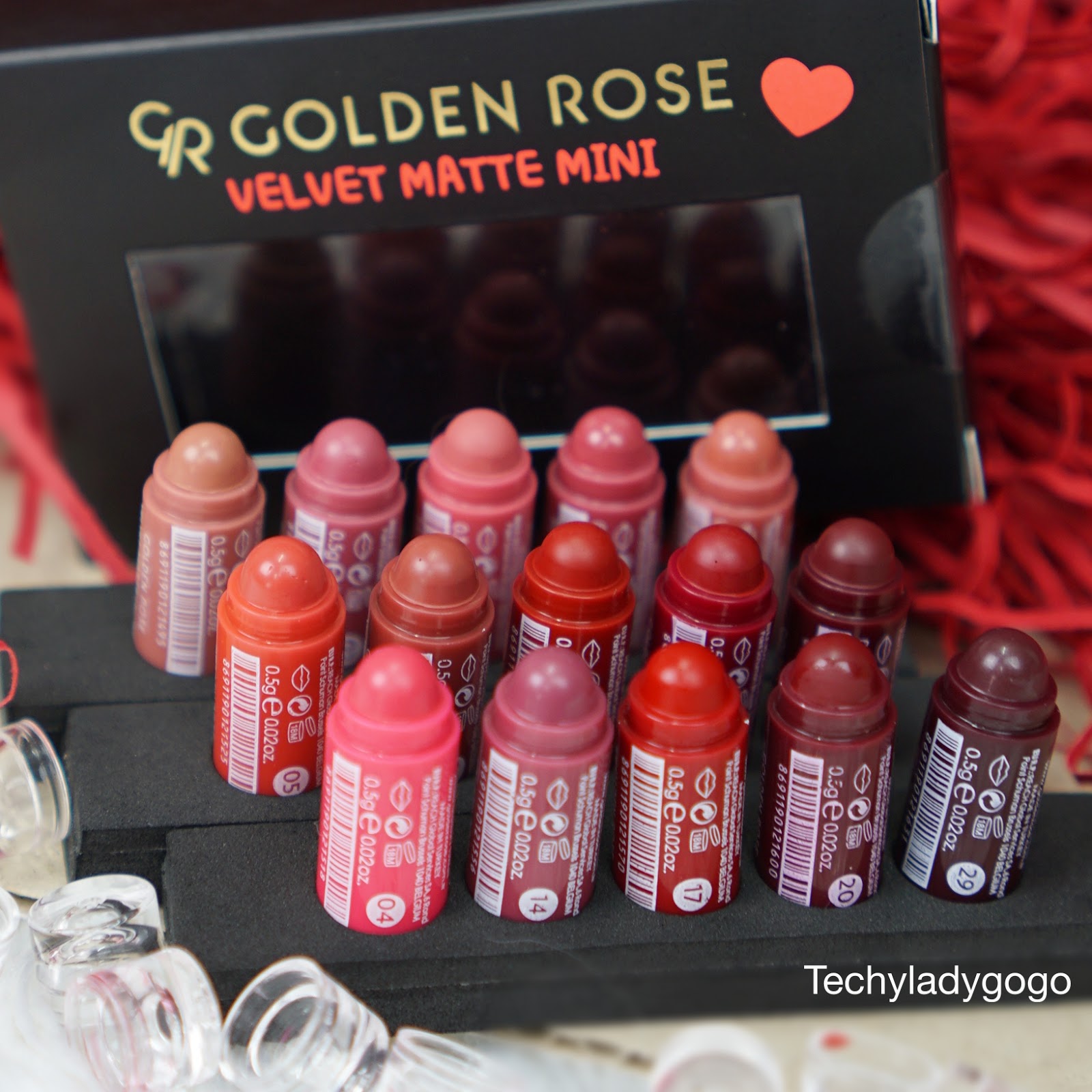GR Golden Rose Velvet Matte Mini Lipstick ลิปจิ๋วแต่แจ๋ว