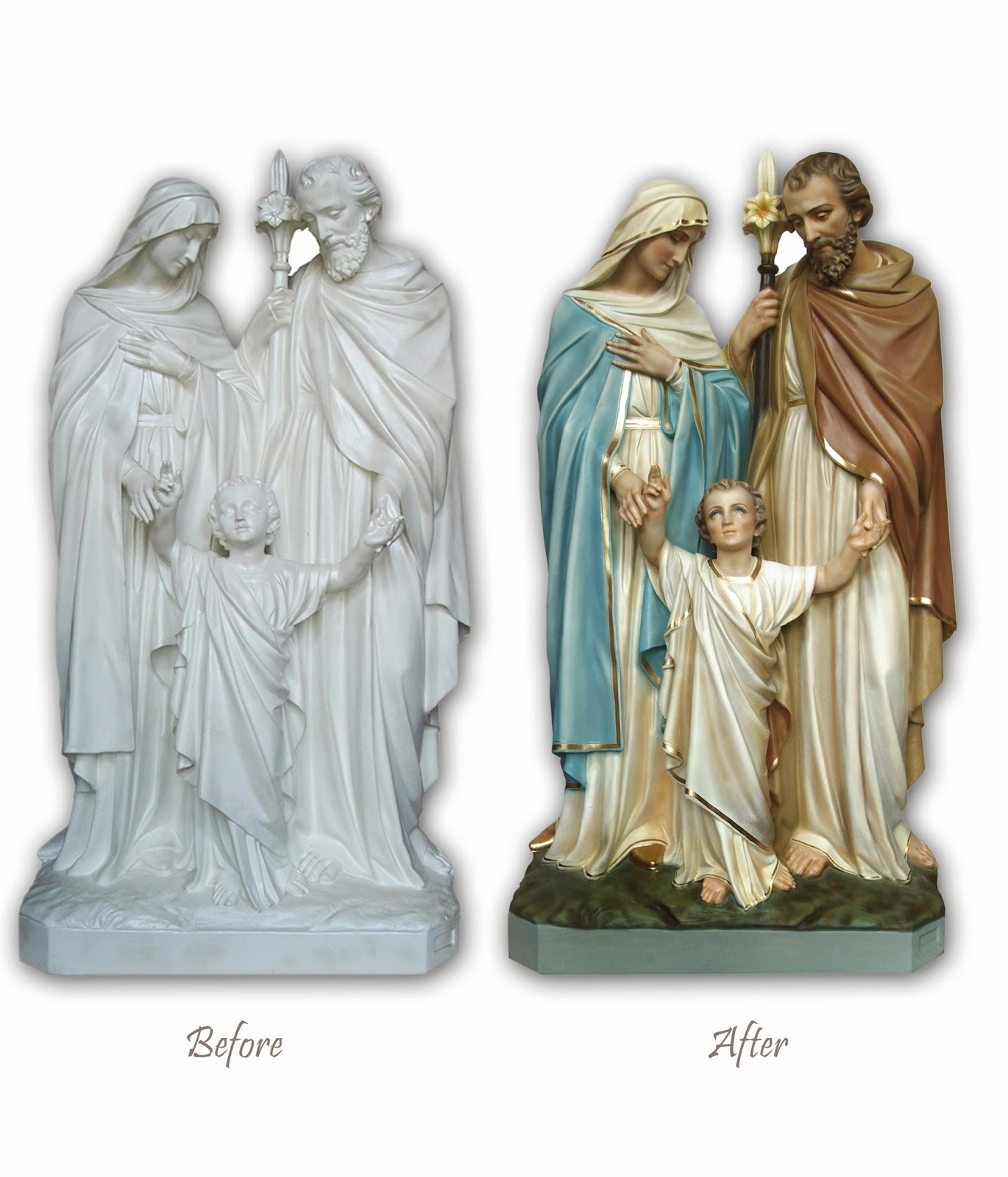 Divine Statues Restoration November 2014
