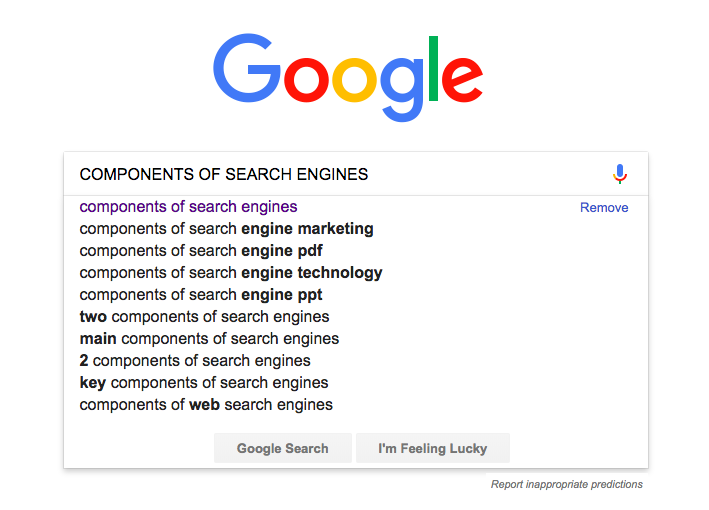 Components of Search Engines - Technical Retina