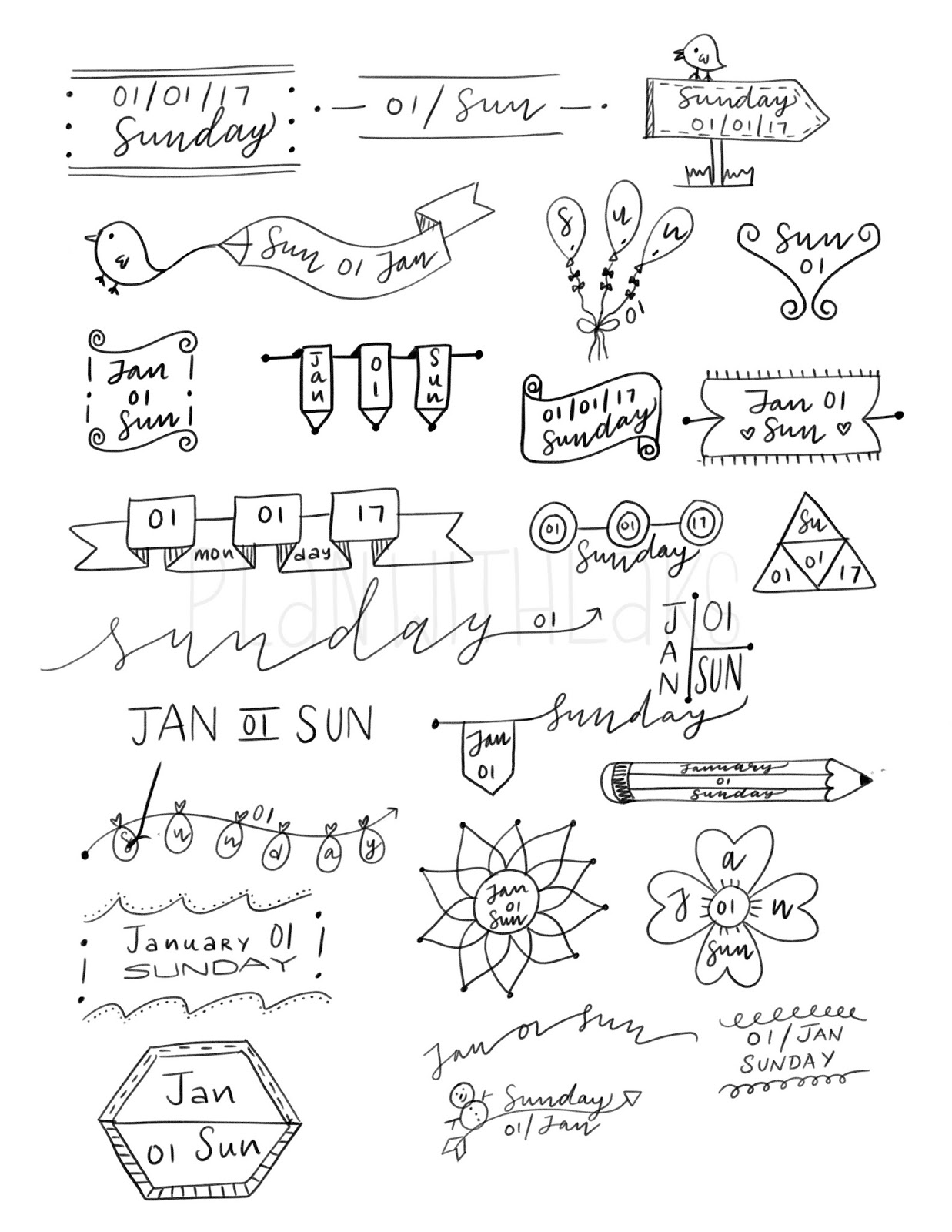 How to write date ranges correctly picture