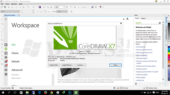 Donwload Sofwere Aplikasi Corel Draw X7 Graphics Suite Full Keygen 2018