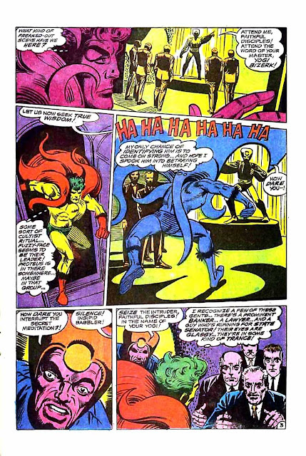 Beware the Creeper v1 #4 dc 1960s silver age comic book page art by Steve Ditko Beware the Creeper v1 #4 dc 1960s silver age comic book page art by Steve Ditko