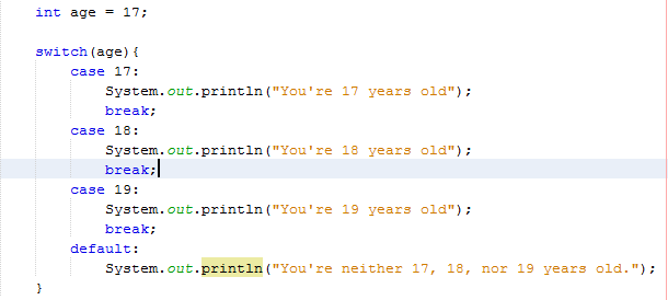 Conditional Logic in java ~ Program in Java - Java Examples, Interview ...