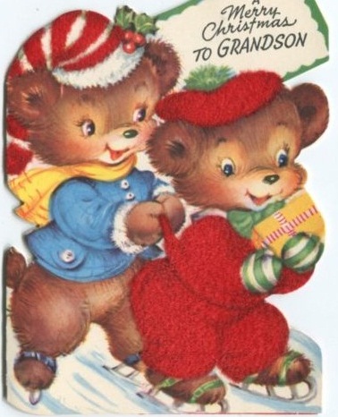 vintage christmas bears