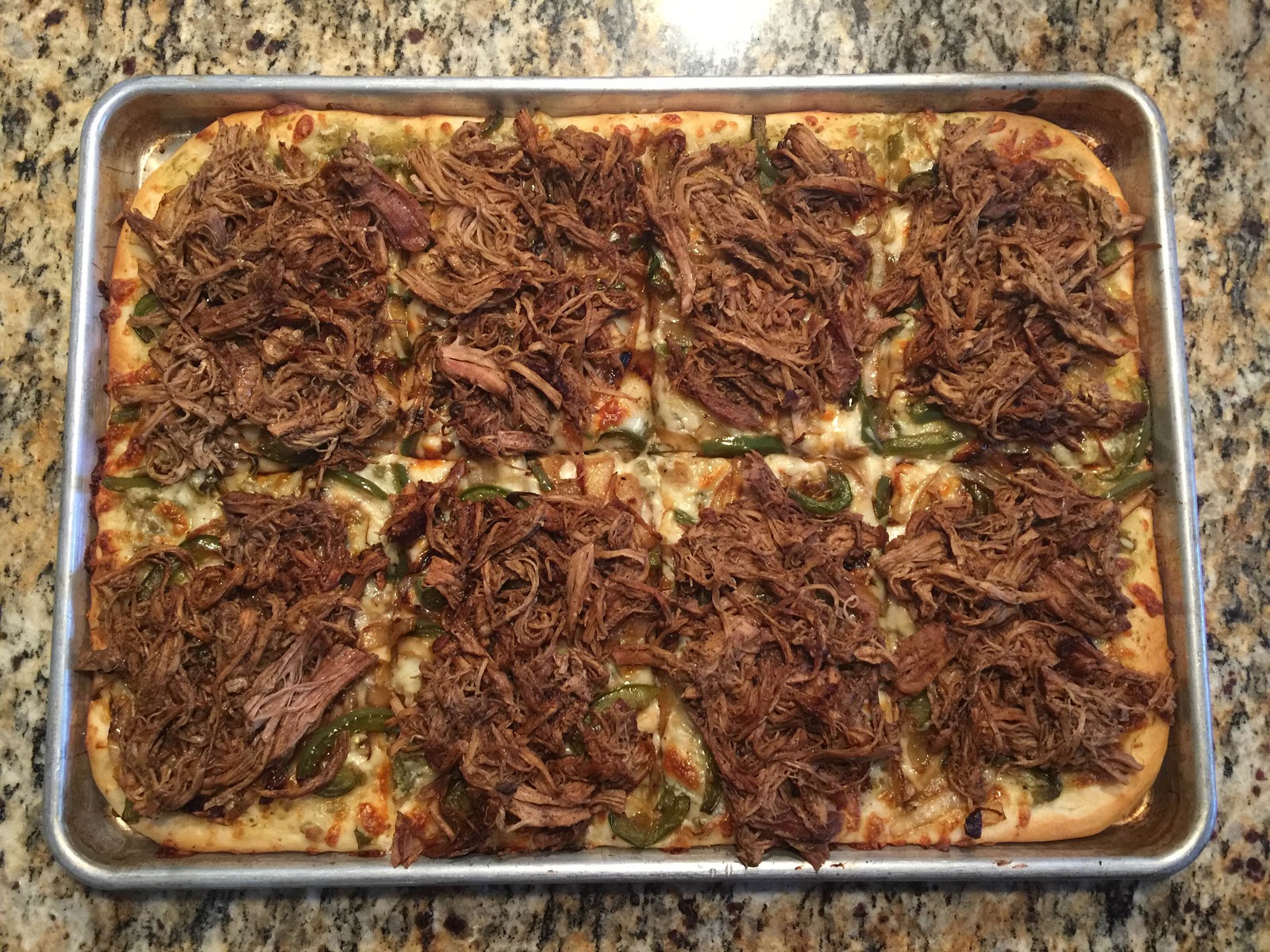 Beaute and the Feast Pork Carnitas Pizza