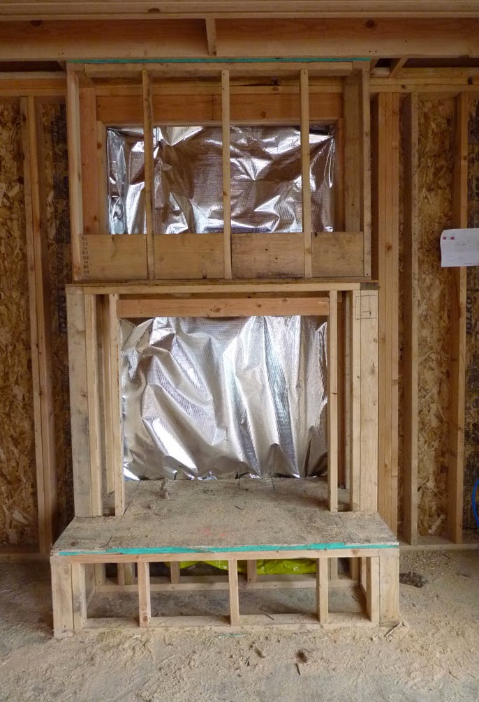 Mill Pond Cottage Fireplace progression