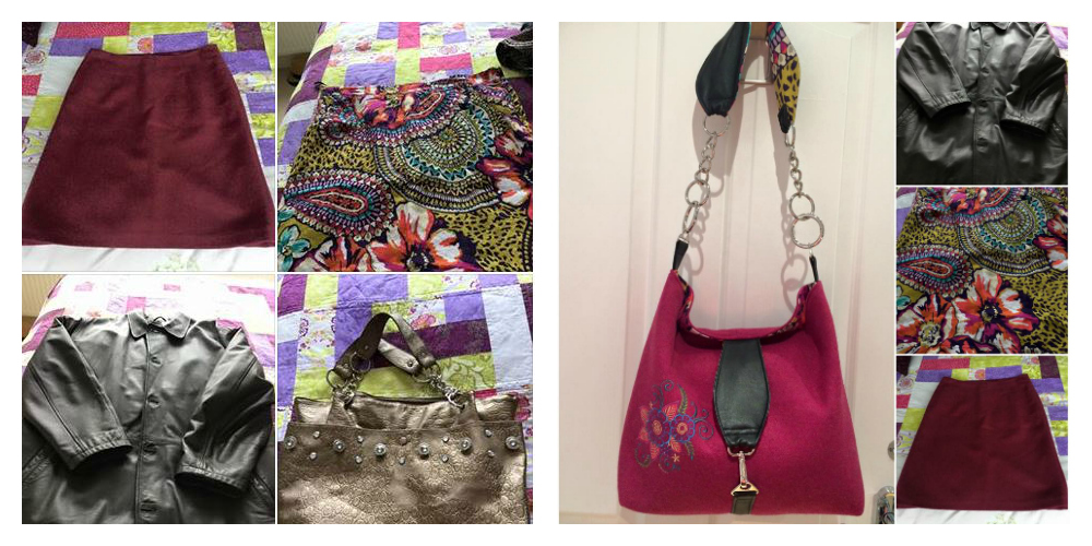 Mrs H the blog British Bag Makers Upcycled Hobo Challenge
