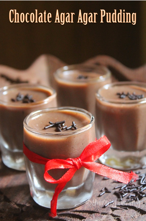 Chocolate Agar Agar Pudding Recipe Cocoa Pudding Recipe Yummy Tummy
