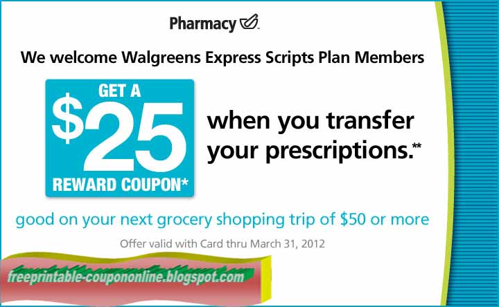 Drugstore coupon march 2018