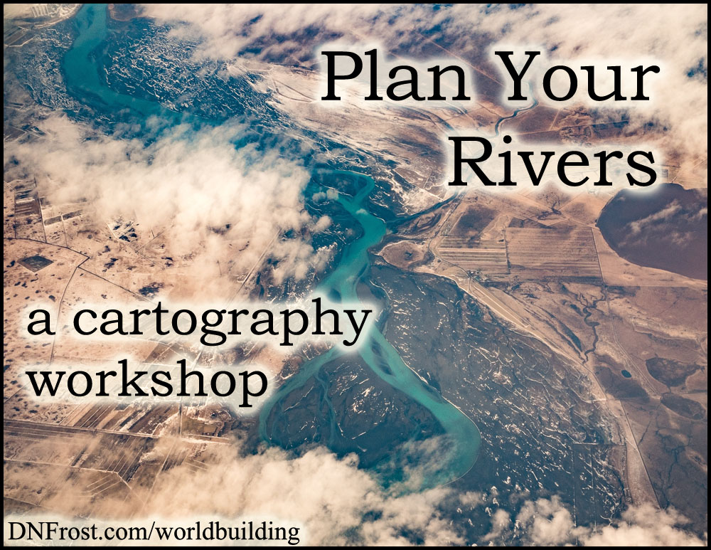 Plan Your Rivers: how water drains from land http://www.dnfrost.com/2016/11/plan-your-rivers-cartography-workshop.html #TotKW A worldbuilding workshop by D.N.Frost @DNFrost13 Part 1 of a series.