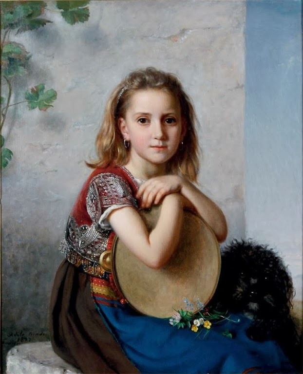 Portrait of a Gipsy Girl (1877), Marie Adèle Kindt Portrait of a Gipsy Girl (1877), Marie Adèle Kindt