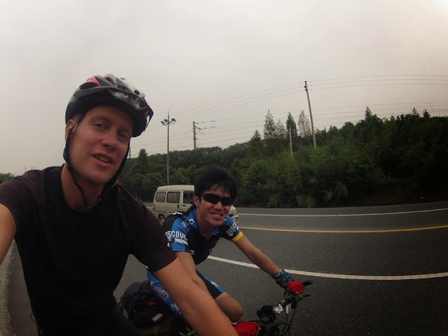 Lifend and I on our way to Yiwu