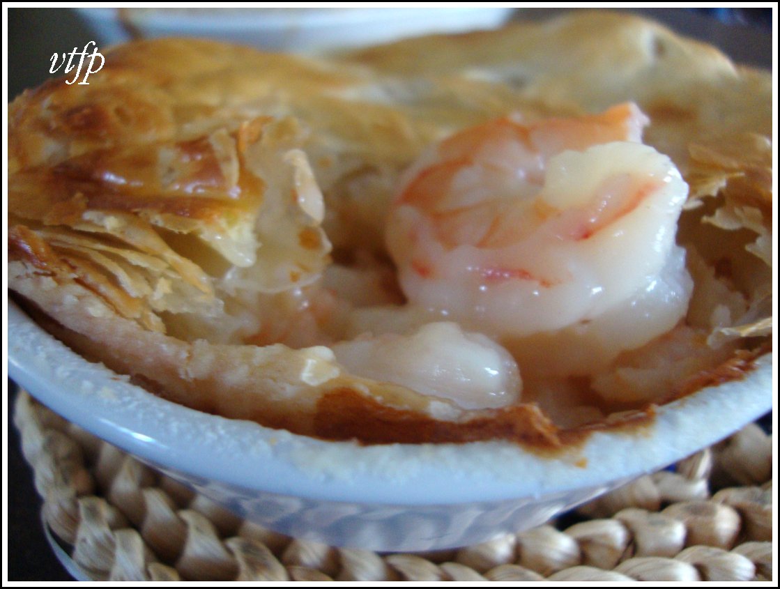 Viens te faire plaisir Casserole de fruits de mer en croûte