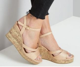 faith white wedges