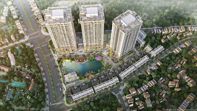 Phối cảnh chung cư Hateco Xuân Phương Phối cảnh chung cư Hateco Xuân Phương