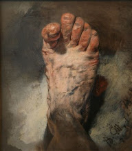 Le pied de l'artiste