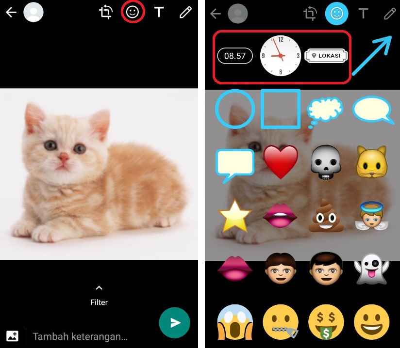 Cara Edit Foto Atau Gambar di Whatsapp Tanpa Aplikasi ...