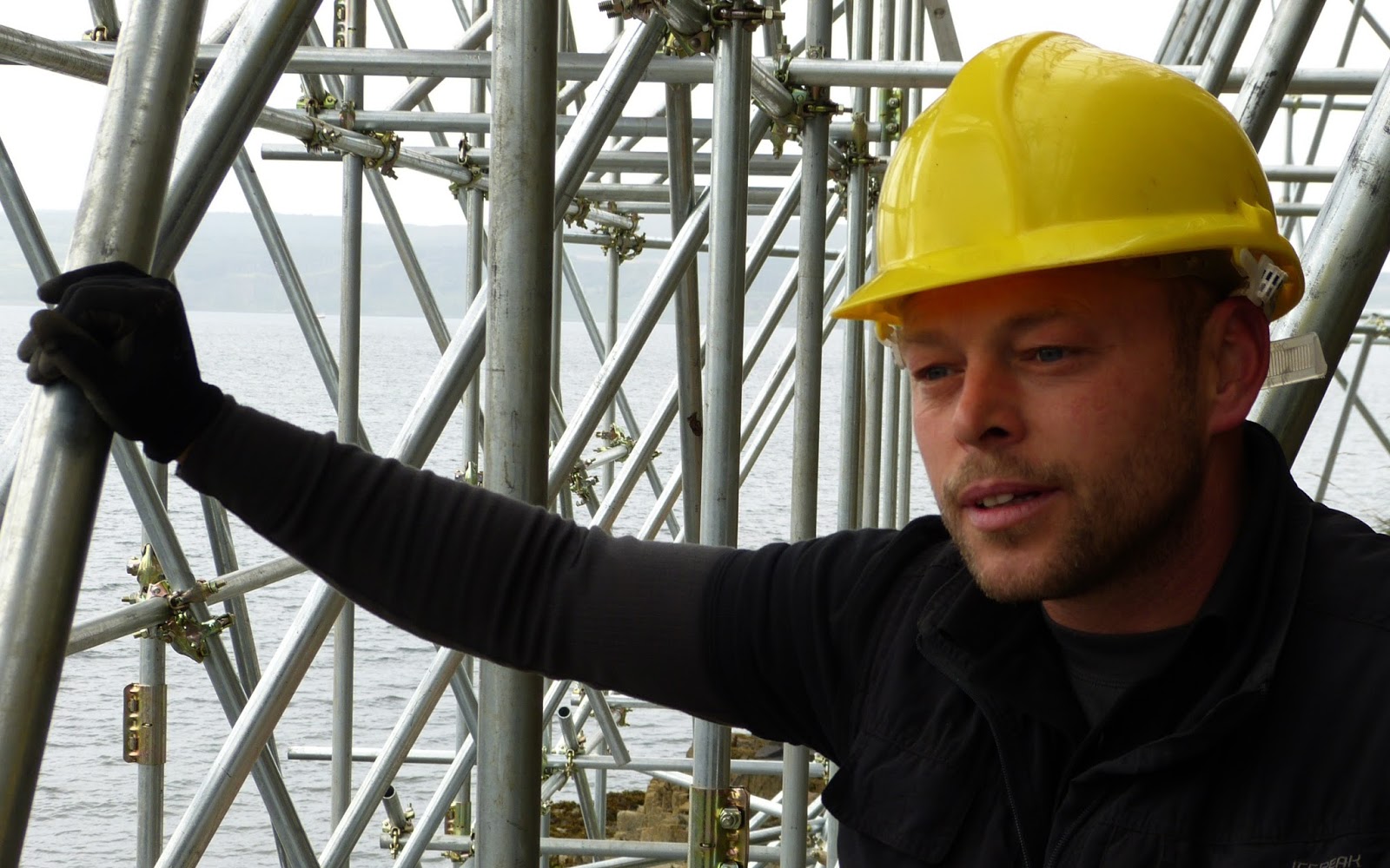 Mingary Castle: First Steps on the Scaffolding