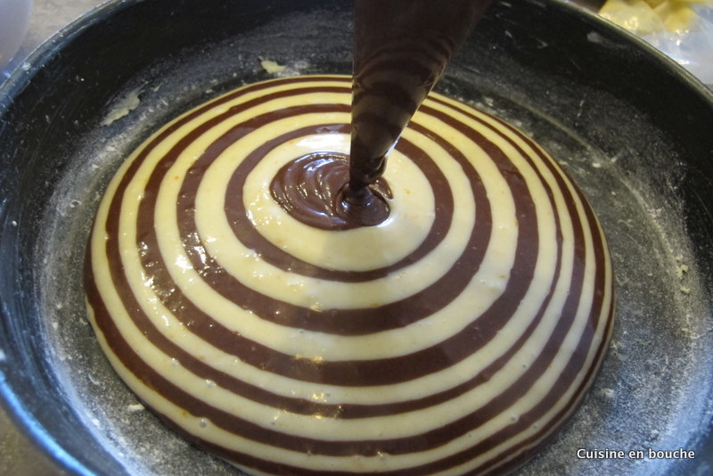 gâteau zèbre