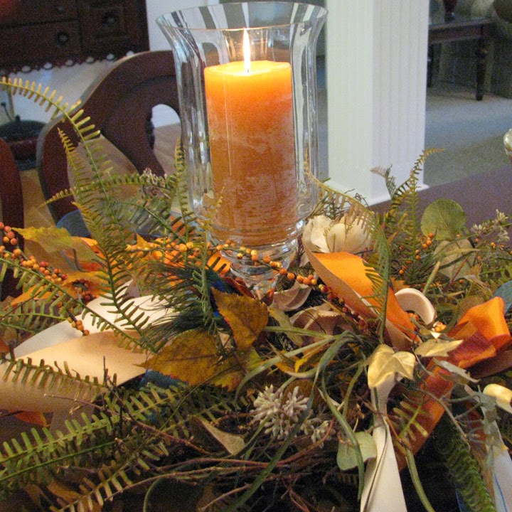 JBigg: Life in Kentucky: Fall Centerpiece and It Didn't Cost A Dime