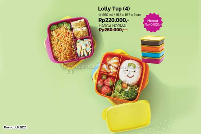 Lolly Tup Tupperware Promo Juli 2020 Lolly Tup Tupperware Promo Juli 2020, Lunch box, Promo Tupperware Juli 2020, Tempat Makan/bekal, tempat makan, tempat bekal, lunch box