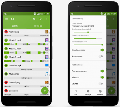 تطبيقات لاداراة التحميلات على الاندرويد, تطبيق adm pro مدفوع للأندرويد لتحميل اي ملف على هاتفك, تطبيق advanced download manager pro, افضل برنامج تحميل ملفات للاندرويد, افضل برنامج تحميل للاندرويد يدعم الاستكمال