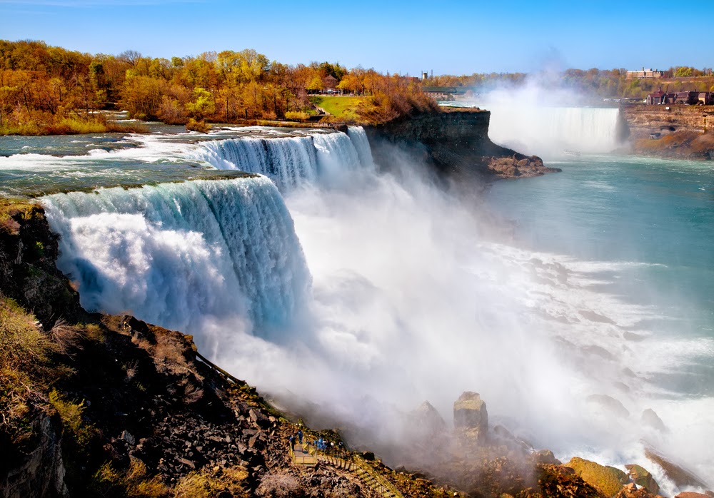 Niagara Falls A Famous Waterfalls In Ontario Travel Photography
