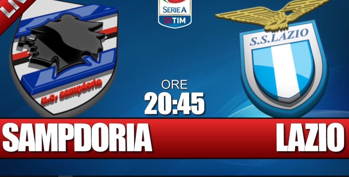 Sampdoria Lazio Diretta Streaming Rojadirecta Facebook Live YouTube, dove vederla con PC iPhone Tablet TV