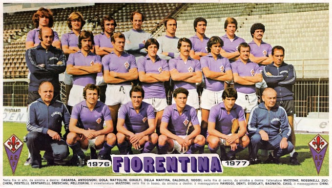 FIORENTINA 1976-77.