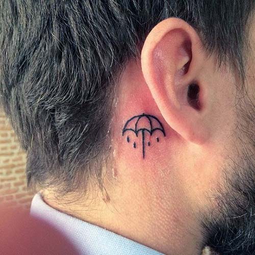 kulak arkası şemsiye dövmeleri behind ear umbrella tattoos kulak arkası şemsiye dövmeleri behind ear umbrella tattoos