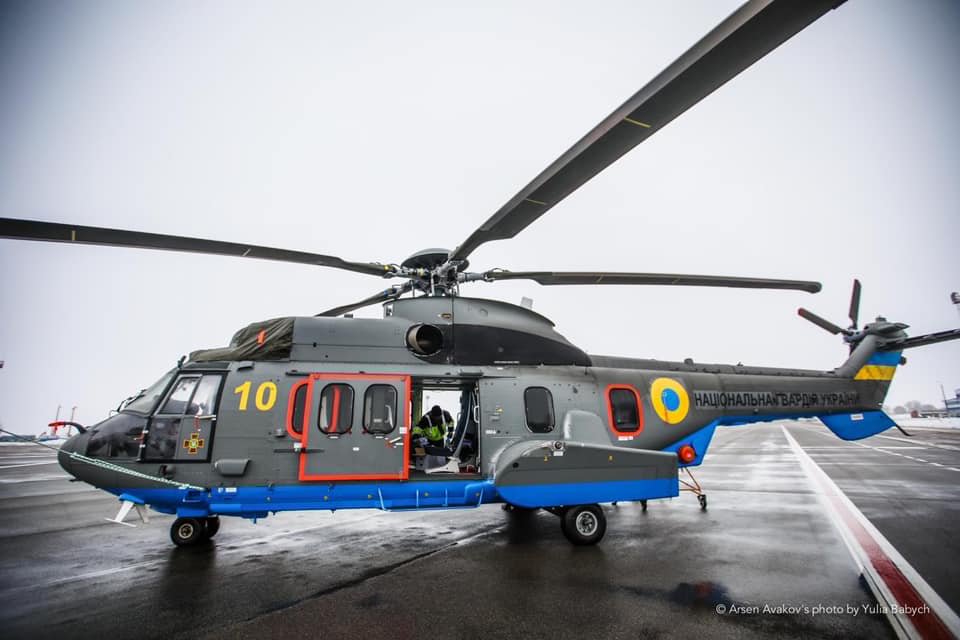 Нацгвардія і ДСНС отримали гелікоптери  Super Puma
