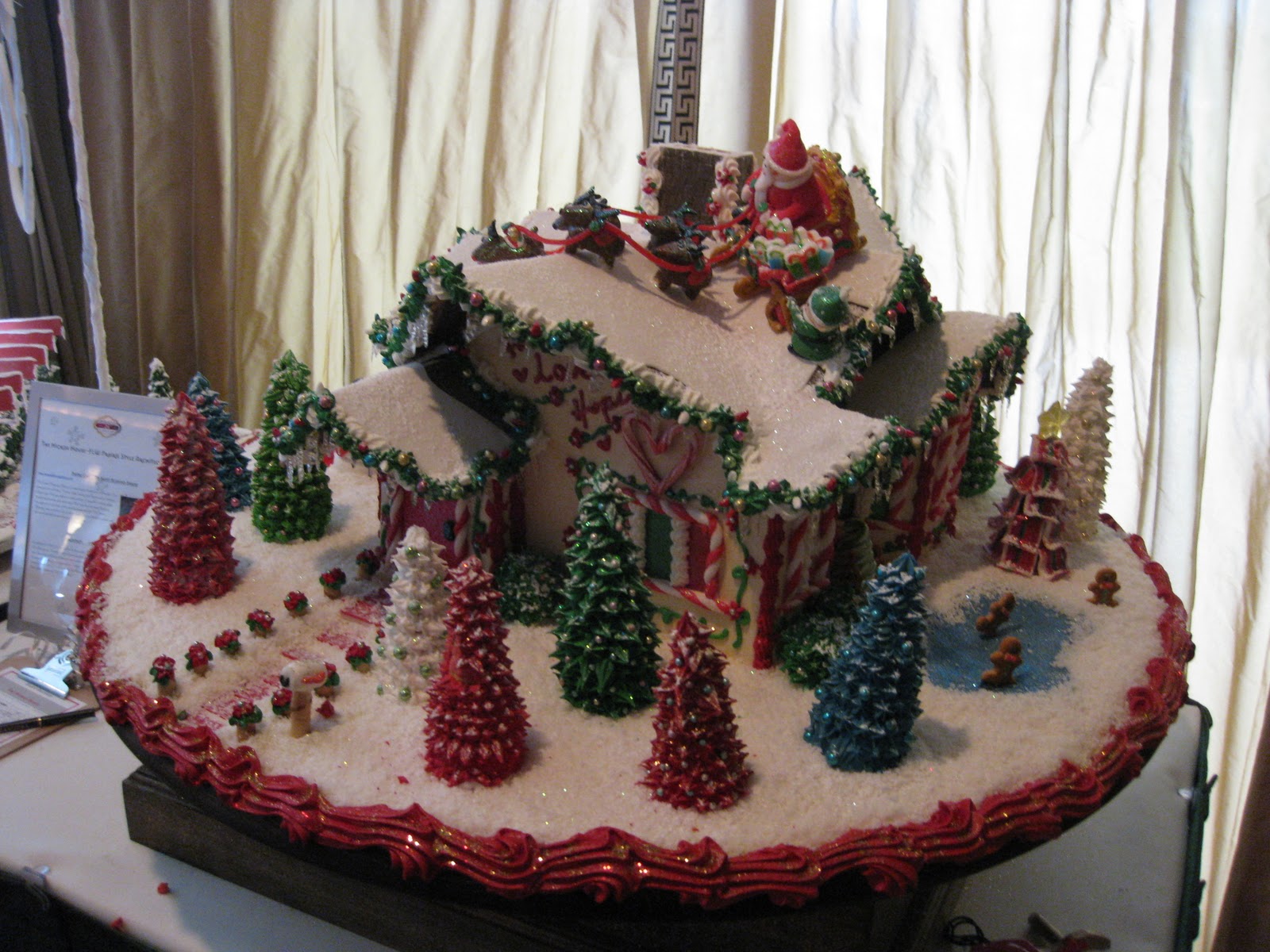 The Weisse Guys gingerbread houses at the biltmore