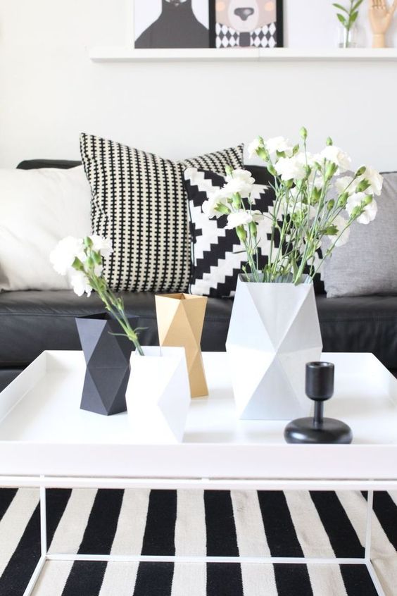Accesorios con formas geométricas en la decoración de tu vivienda