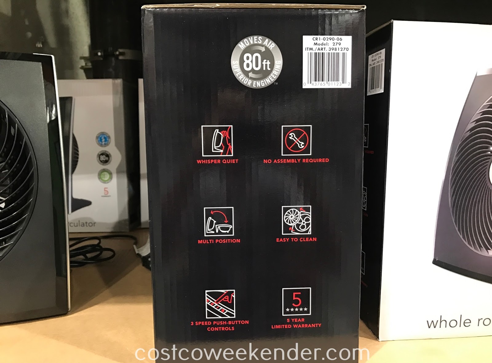 Vornado Whole Room Air Circulator Costco Weekender
